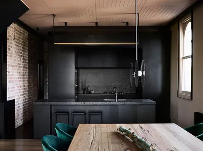Черные кухни: 35 примеров • Интерьер+Дизайн