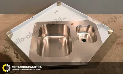Мойка для кухни из нержавеющей стали врезная купить на заказ в Москве |  metallo-obrabotka24.ru