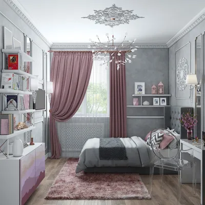 Спальня для девушки: 100 фото-идей красивого и модного дизайна