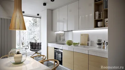 Дизайн кухни 15 кв м - совмещение кухни с гостиной, идеи на фото