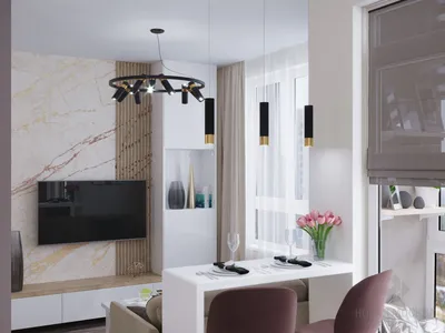 Дизайн-проект квартиры с 1 комнатой 40 кв.м от СК Новая Москва