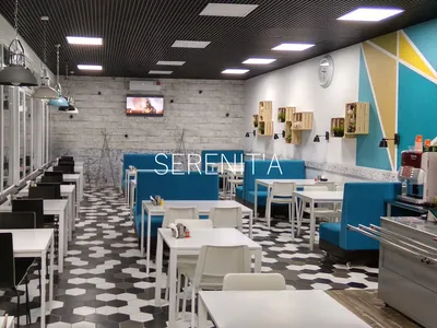 Дизайн кафе в Волгограде от студии дизайна SERENITA.