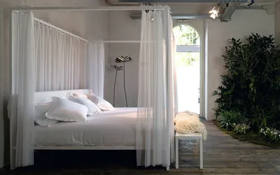 Балдахин над кроватью: как сделать своими руками - магазин мебели Dommino