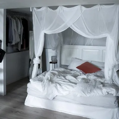 16 интерьеров спален с балдахинами — Roomble.com