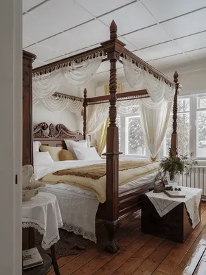 Балдахин в спальне: как развесить балдахин над кроватью | Houzz Россия