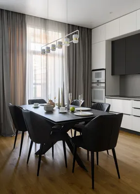 Красивые большие кухни-гостиные – 135 лучших фото дизайна интерьера кухни |  Houzz Россия