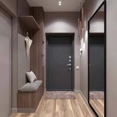 Дизайн интерьера коридора прихожей в квартире - 77 фото