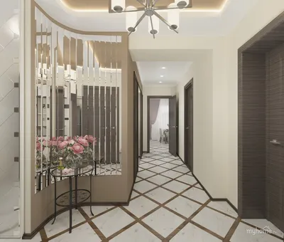 Дизайн коридоров и прихожих в квартире - 58 фото