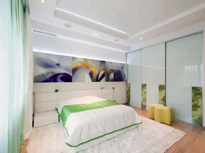 Дизайн интерьера спальни в стиле Модерн