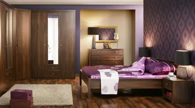 Дизайн комнаты спальни в стиле модерн | Обои для телефона