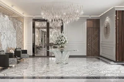 Дизайн интерьера роскошного холла | Antonovich Design