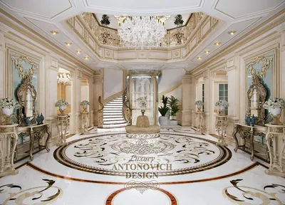 Дизайн дома с роскошным холлом - Luxury Antonovich Design