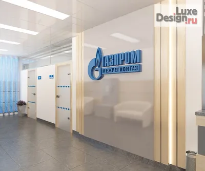 Дизайн интерьера офиса \"Дизайн-проект холла в Отделении по обслуживанию  населения ПАО \"Газпром\" в одном из Северо-Кавказских городов\" | Портал Люкс- Дизайн.RU