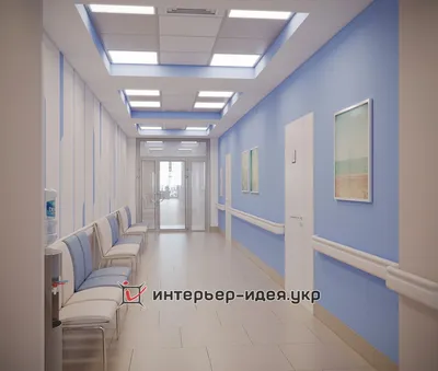 Дизайн коридора цокольного этажа Медицинского... другой город