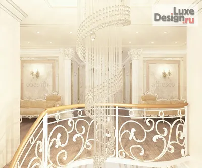 Дизайн интерьера прихожей \"Холл 2 этажа в частном домовладении\" | Портал  Люкс-Дизайн.RU