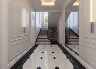 Дизайн холла в частном доме с лестницей 🏠 Красивый современный холл в доме