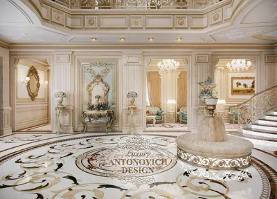 Дизайн дома с роскошным холлом - Luxury Antonovich Design