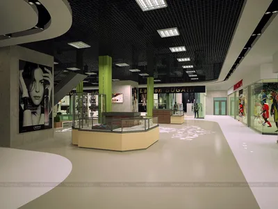 Интерьеры холлов торгового центра (Студия дизайна интерьера Де Мари) —  Диванди