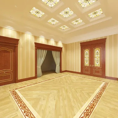 Дизайн холла в классическом исполнении в Алматы от \"ИП Огородникова И.А.\"