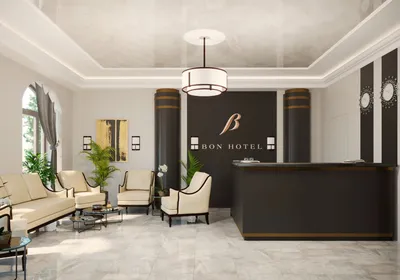 Дизайн интерьера гостиницы Bon Hotel