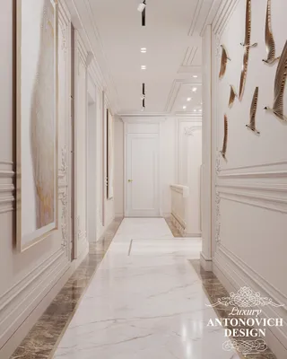 2 этаж. Холл и коридор с красивым декором ⋆ Элитный дизайн интерьера в  Ташкенте - Антонович Дизайн
