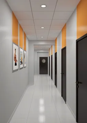 Офисный коридор - 70 фото
