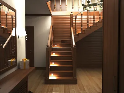 Дизайн холла с лестницей в частном доме: рассмотрим варианты