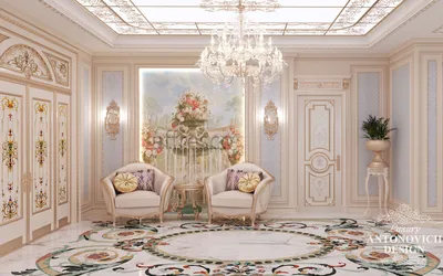 Холл в неоклассическом стиле ⋆ Элитный дизайн интерьера в Ташкенте -  Антонович Дизайн
