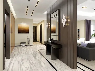 Современный дизайн коридора в квартире - 79 фото