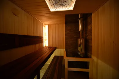 Комната отдыха в бане. Дизайн интерьера