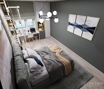 Дизайн спальни для мальчика в Воронеже: лучшие работы в портфолио студии  APRIORI DESIGN