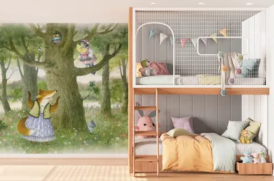 Детская комната для двоих разнополых: зонирование, бюджетный вариант дизайна  для мальчика и девочки разного возраста - 25 фото