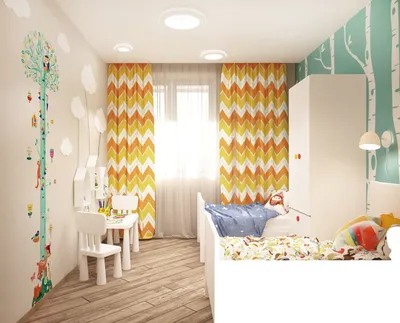 Дизайн детской 2023–2024. 50 идей дизайна и оформления интерьера комнаты  для ребенка