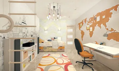 Дизайн комнаты 14 кв м в современном стиле, фото интерьера | Houzz Россия