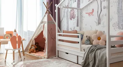 Дизайн однокомнатной квартиры с детской - 13 идей - Фото 2019