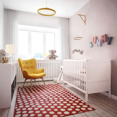 Какая детская вам понравилась больше 1 или 2? Площадь первой комнаты - 14,9  кв.м Площадь второй - 13,9 кв.м Дизайн: @irooms.design | Instagram