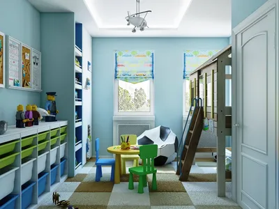 Детская комната: дизайн интерьера, фото, идеи и варианты оформления,  обустройство и зонирование.