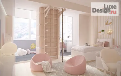 ≡ ➤ Современный дизайн маленькой комнаты для двух девочек ⋆ Фабрика мебели  «Mamka™» ᐈ Эксперт детского пространства