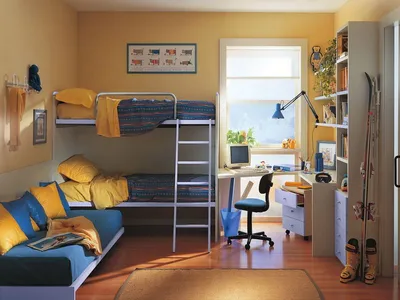 Функциональная детская мебель в игровую комнату для 3 детей | Детская  мебель | Дизайн | Mamka™ | Дзен