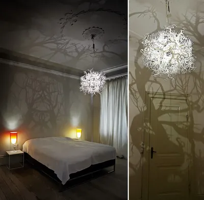 Люстра, которая превращает дом в лес / Chandeliers That Turn A Room Into A  Forest