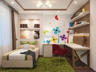 Детская комната для двух малышей, …» — создано в Шедевруме