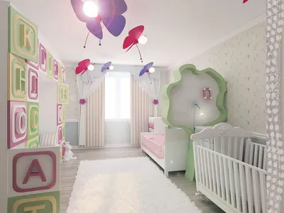 Комната для мальчика и девочки - мебель для разнополых детей
