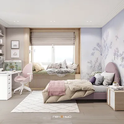 Дизайн интерьера детской комнаты в ЖК «Дом на Давыдковской»  http://www.ok-interiordesign.ru/ph_dizain-d… | Luxury baby room, Girl  bedroom designs, Kids room design