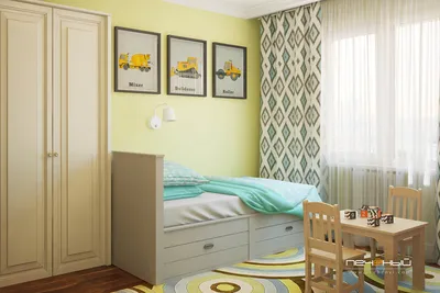 Очаровательно нежный дизайн детской комнаты для девочки
