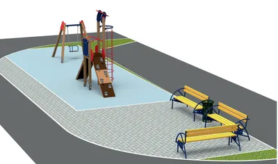 Дизайн детской площадки. Проект детской площадки.