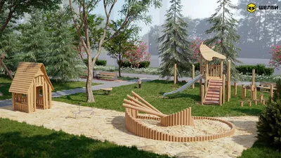 Дизайн-проект детской игровой площадки для ЗАО г. Москвы - Седео