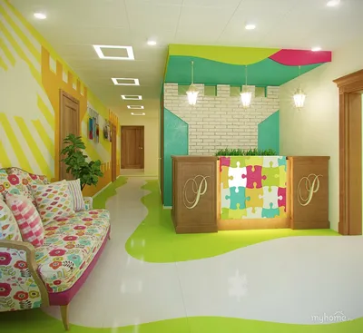 Дизайн интерьера помещений детского дошкольного учреждения | Архивизардъ  {
