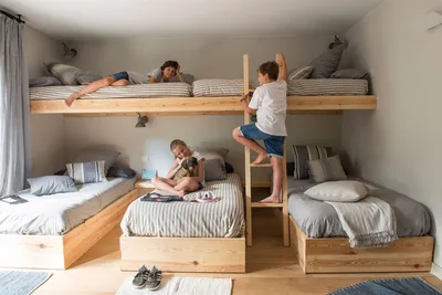 Детские с двухъярусной кроватью - Дизайн детских