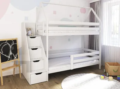Проект детской комнаты с двухъярусной кроватью – Андари