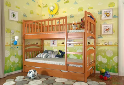 Дизайн комнаты для двух мальчиков с двухъярусной кроватью-домиком | Детская  мебель | Дизайн | Mamka™ | Дзен